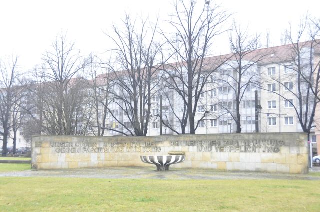 An East German memorial to the victims of war