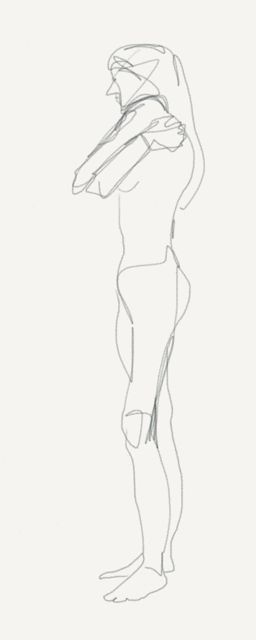 Life drawing session at Aktsalon Berlin, sketched on iPad with Paper app. Life drawing session at Aktsalon Berlin