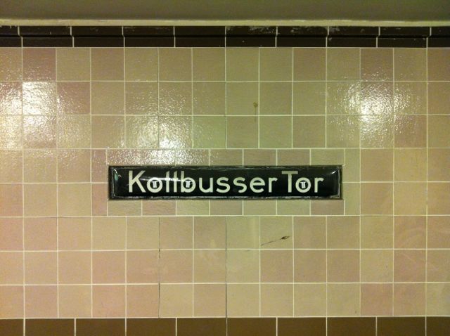 Kottbusser Tor U-Bahn sign